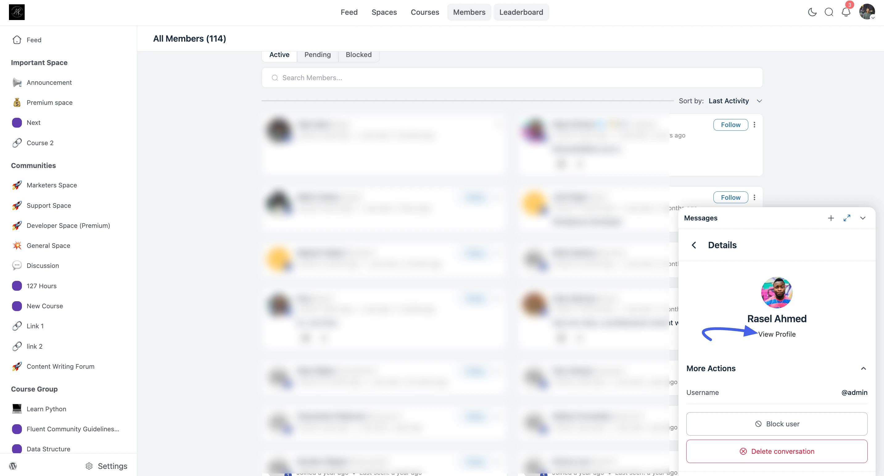 Sending Message