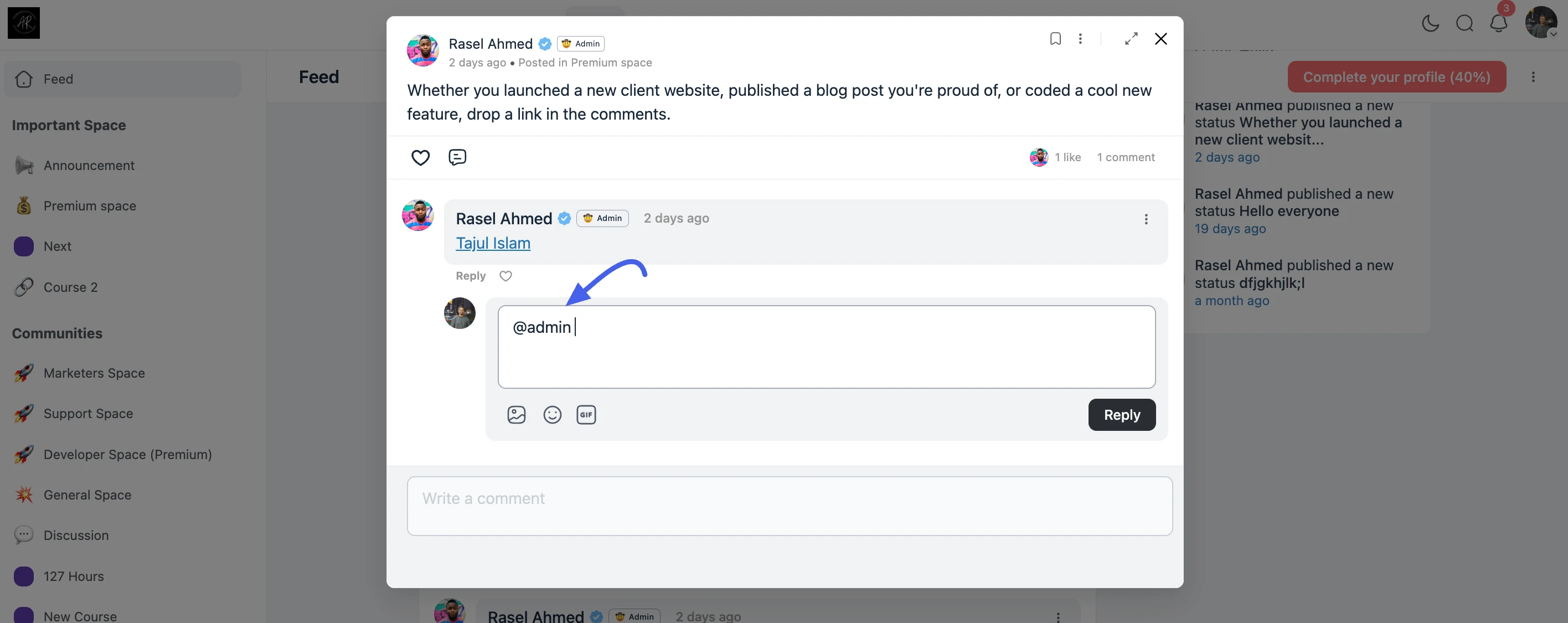 Mentions