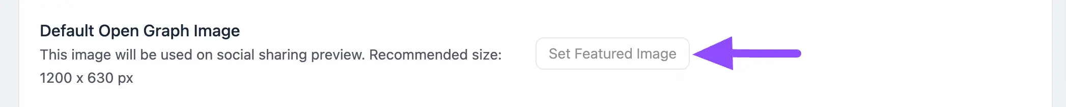 Setting the default Open Graph image